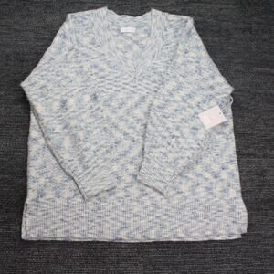 Lauren Conrad XL New with Tag Womens Sweater Blue/White